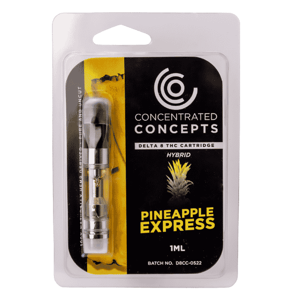 Pineapple Express Thc D8 Vape Cartridge Concentrated Concepts